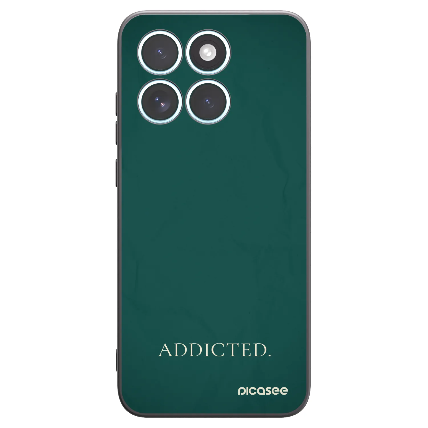Picasee husă neagră din silicon pentru Motorola Edge 70 Fusion - Addicted