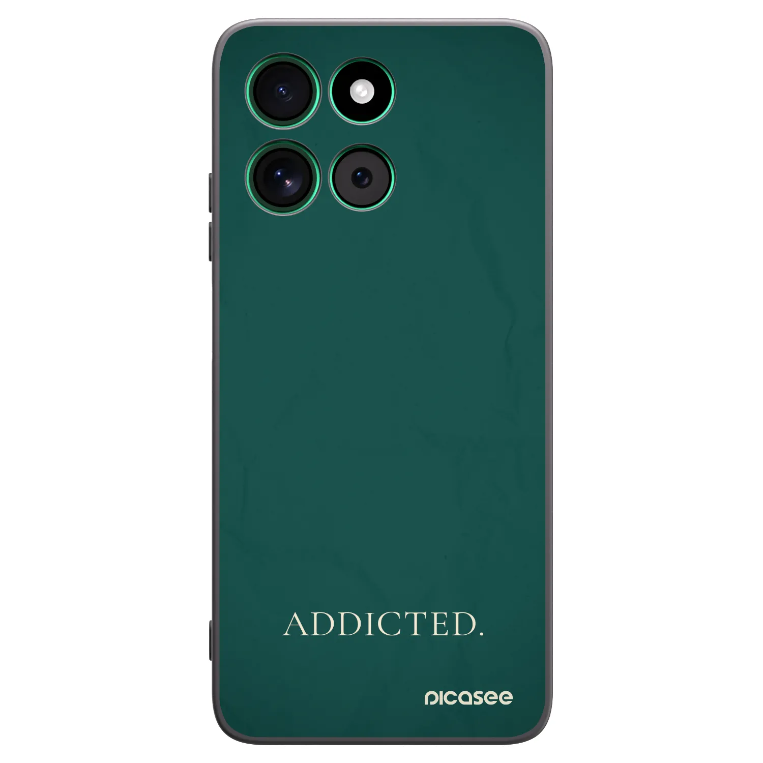 Picasee husă neagră din silicon pentru Motorola Moto G57 Power - Addicted