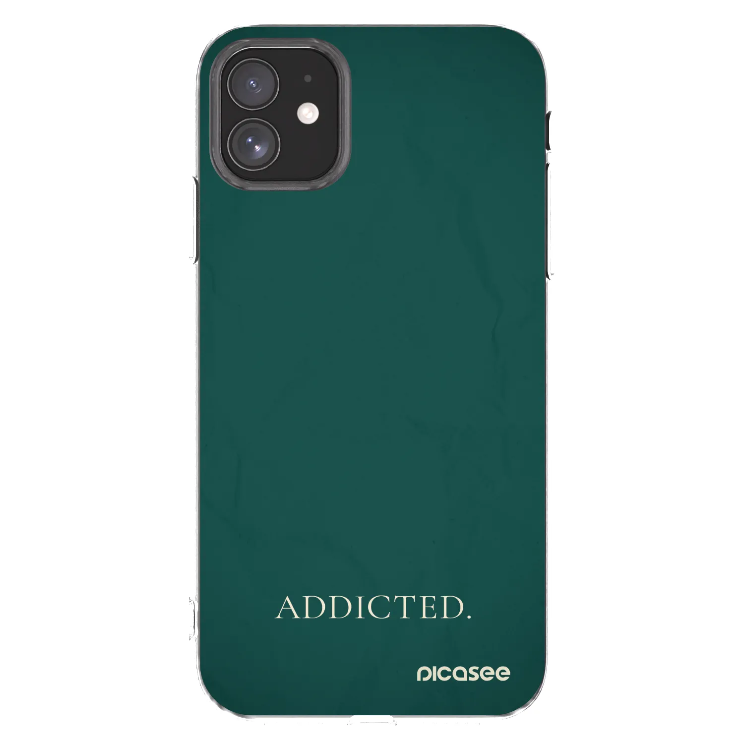 Picasee husă transparentă din silicon pentru Apple iPhone 11 - Addicted