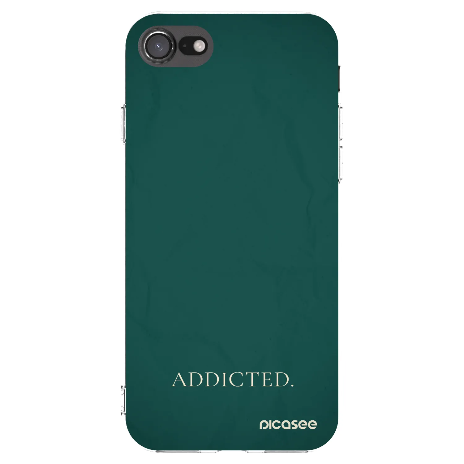 Picasee husă transparentă din silicon pentru Apple iPhone 8 - Addicted