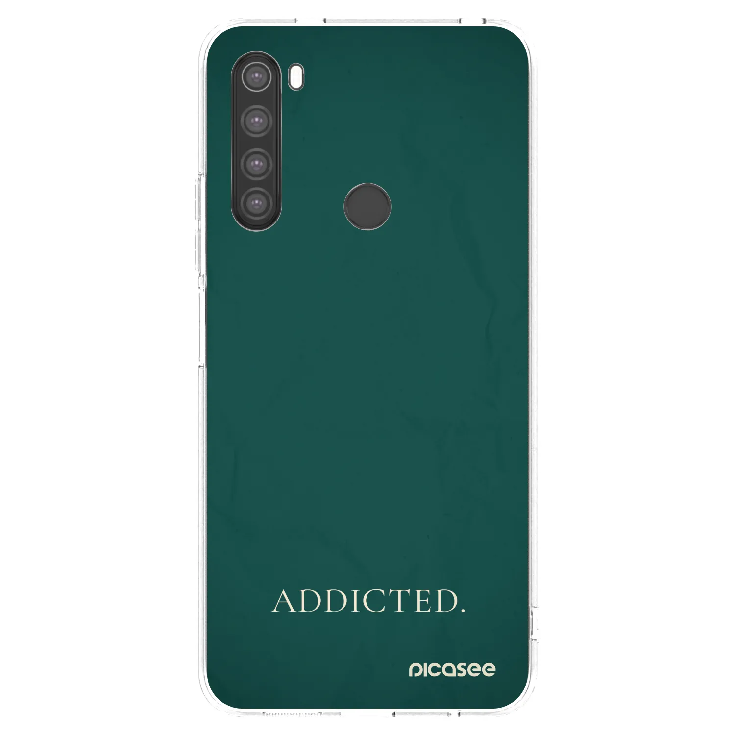 Picasee husă transparentă din silicon pentru Xiaomi Redmi Note 8 - Addicted