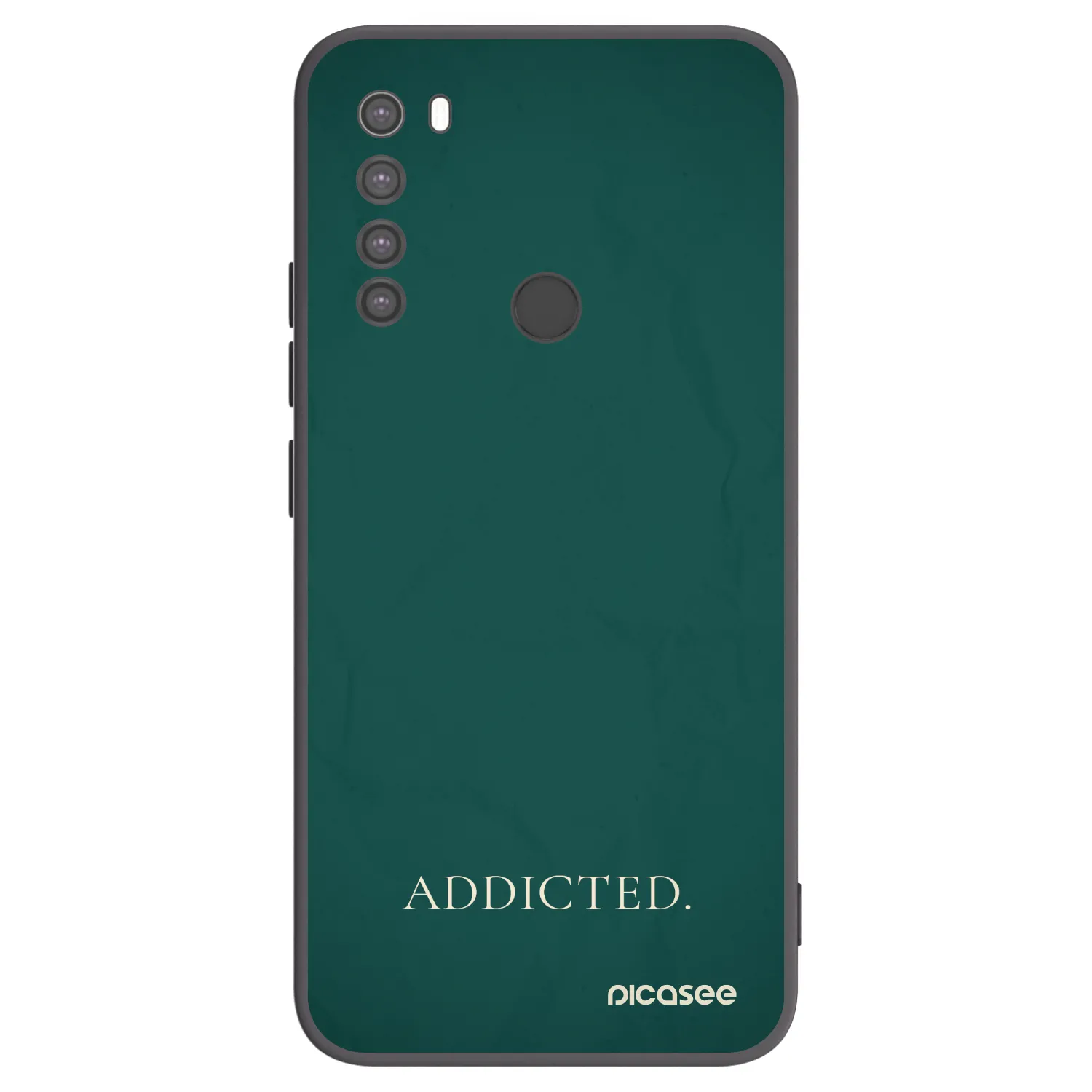 Picasee husă neagră din silicon pentru Xiaomi Redmi Note 8 - Addicted