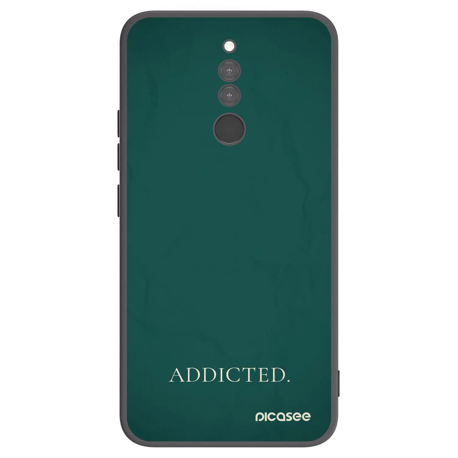Picasee husă neagră din silicon pentru Xiaomi Redmi 8 - Addicted