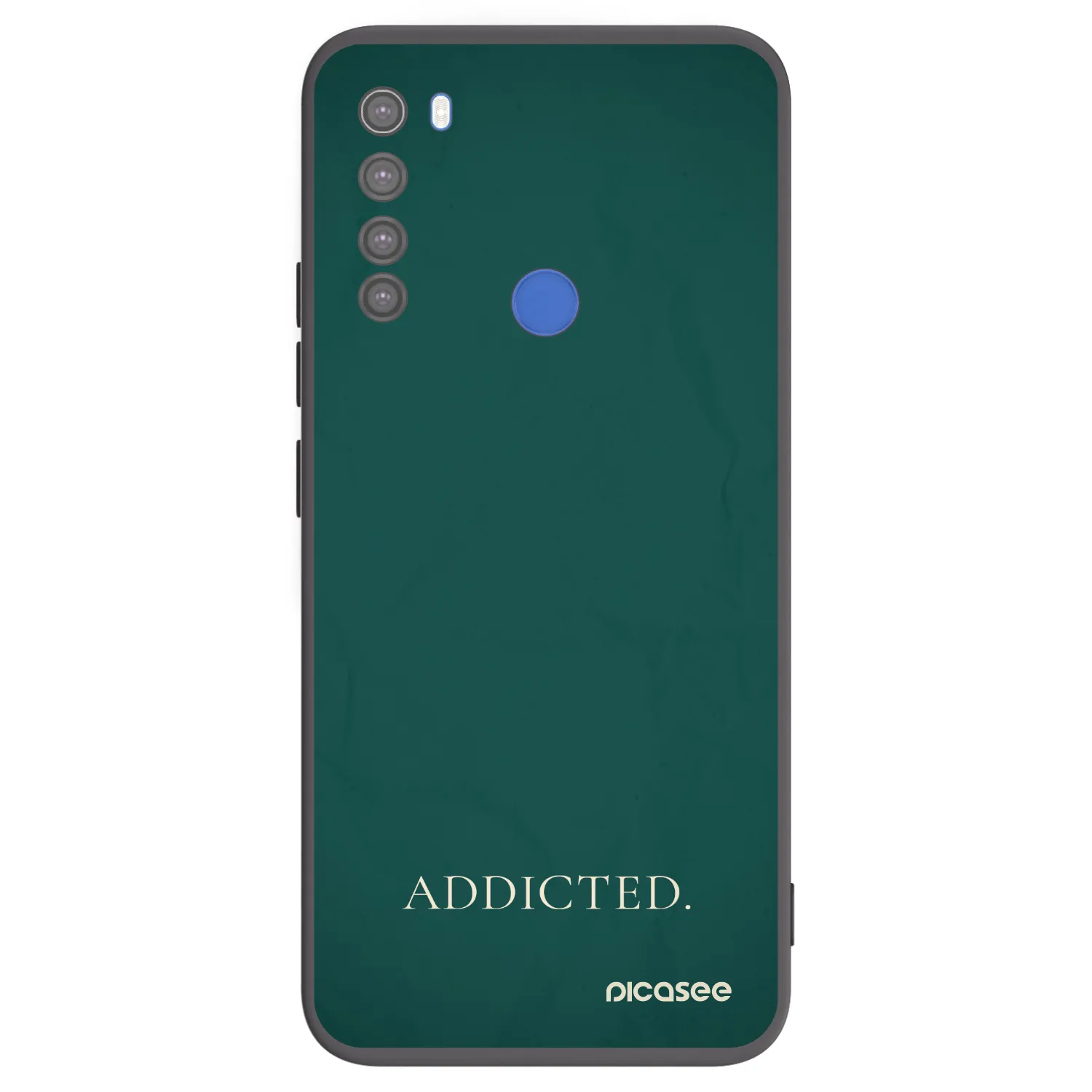 Picasee husă neagră din silicon pentru Xiaomi Redmi Note 8T - Addicted