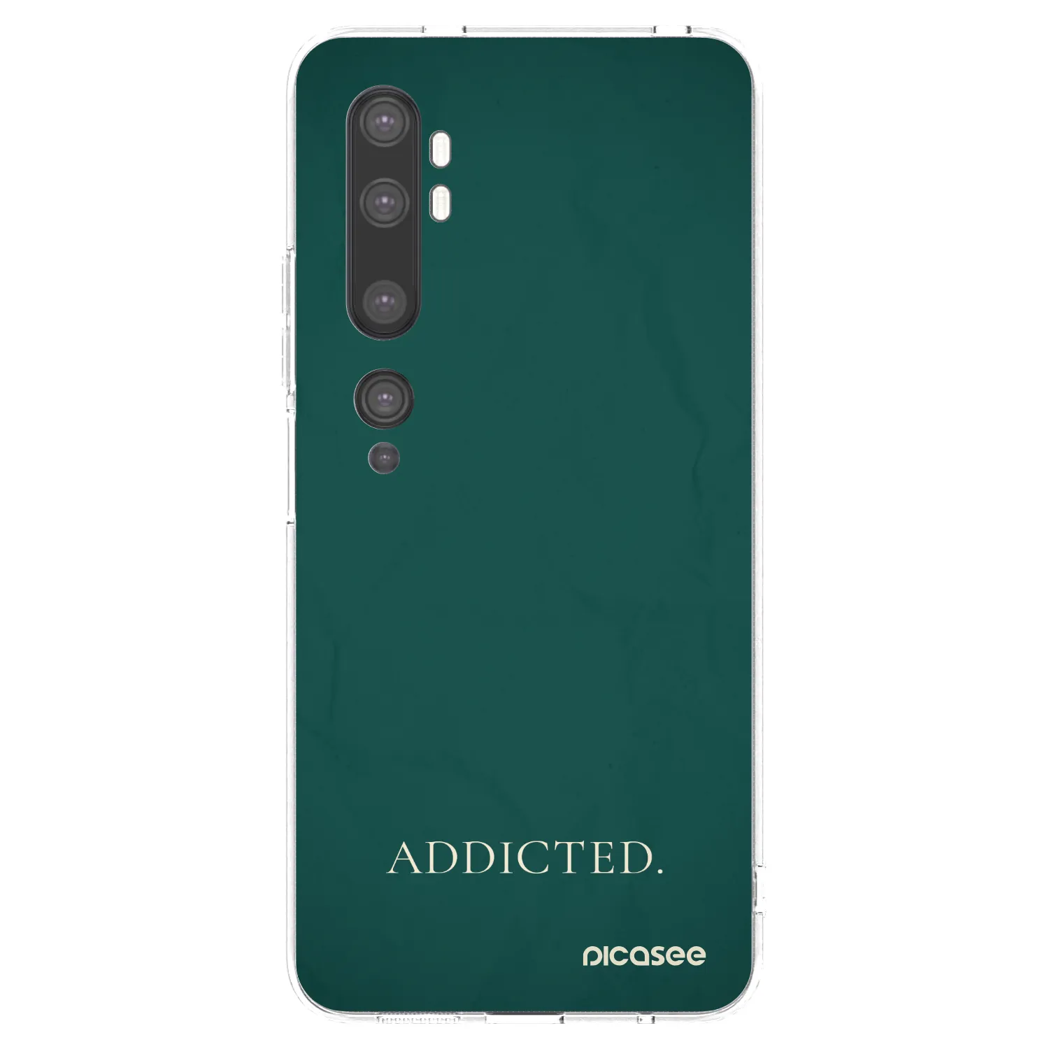 Picasee husă transparentă din silicon pentru Xiaomi Mi Note 10 (Pro) - Addicted