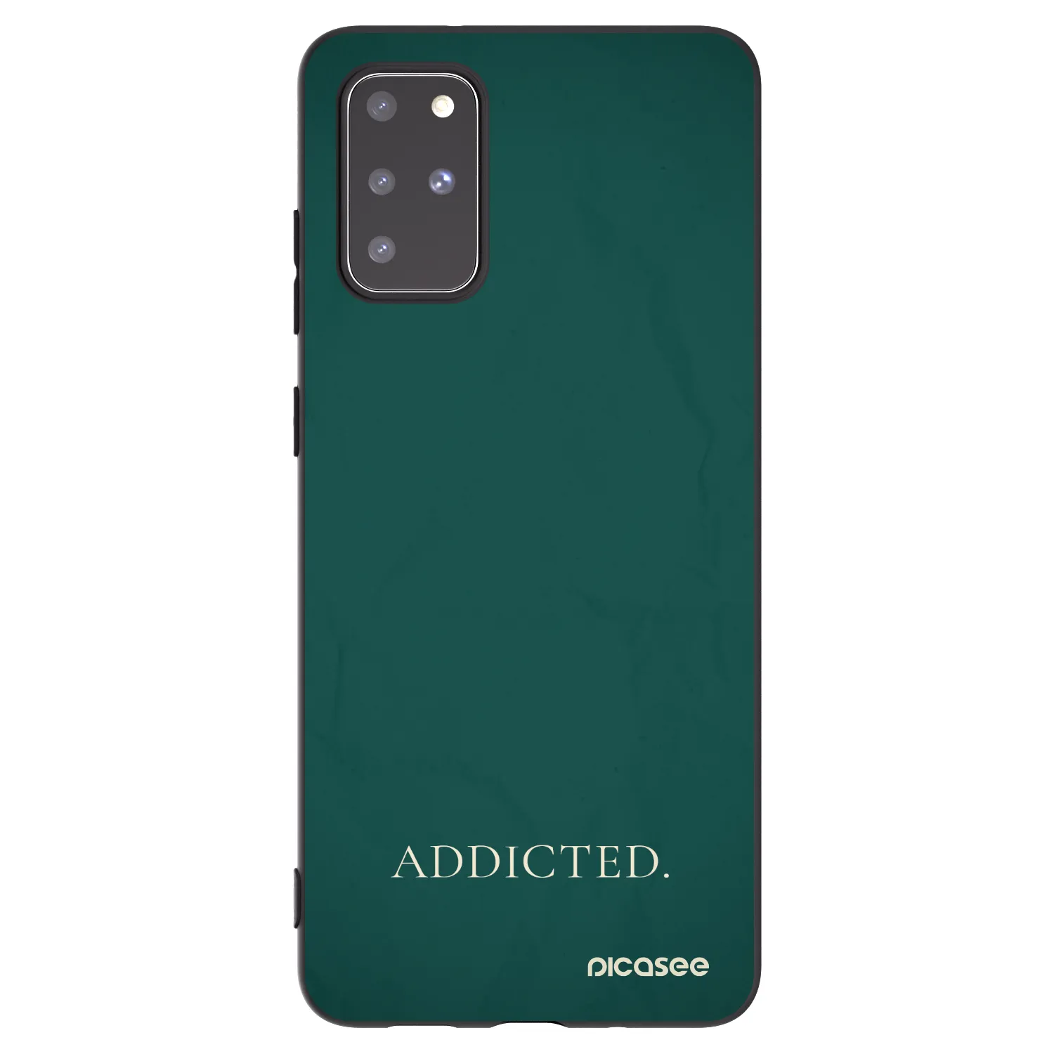 Picasee husă neagră din silicon pentru Samsung Galaxy S20+ G985F - Addicted