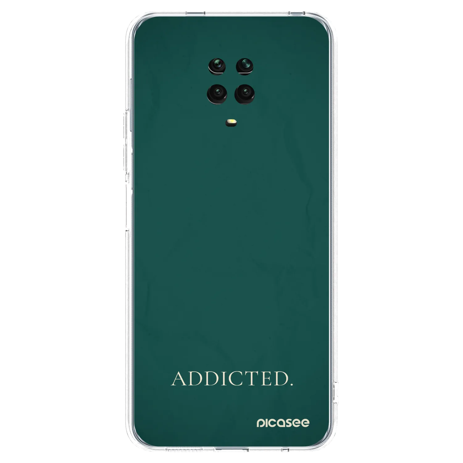 Picasee husă transparentă din silicon pentru Xiaomi Redmi Note 9 Pro - Addicted