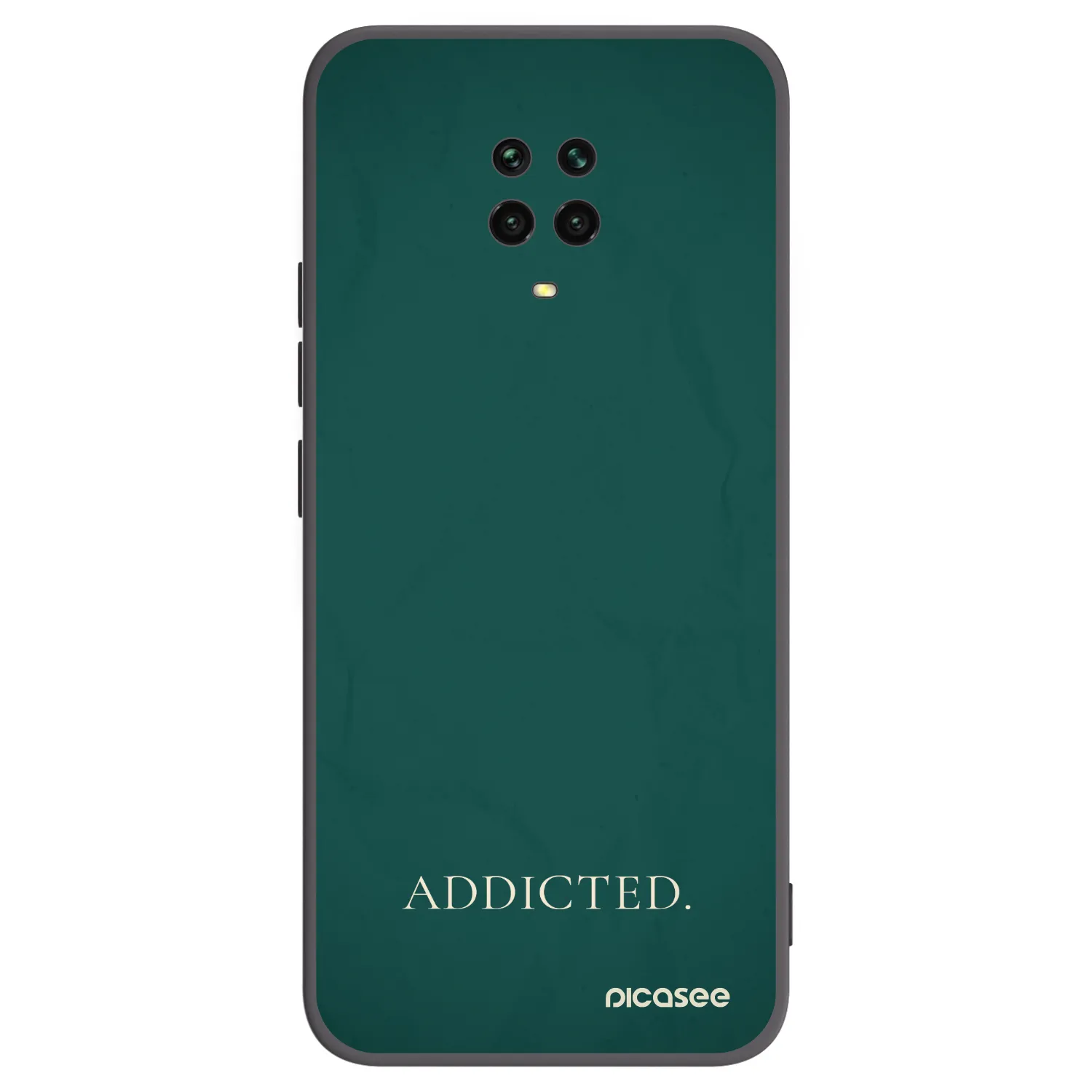 Picasee husă neagră din silicon pentru Xiaomi Redmi Note 9 Pro - Addicted