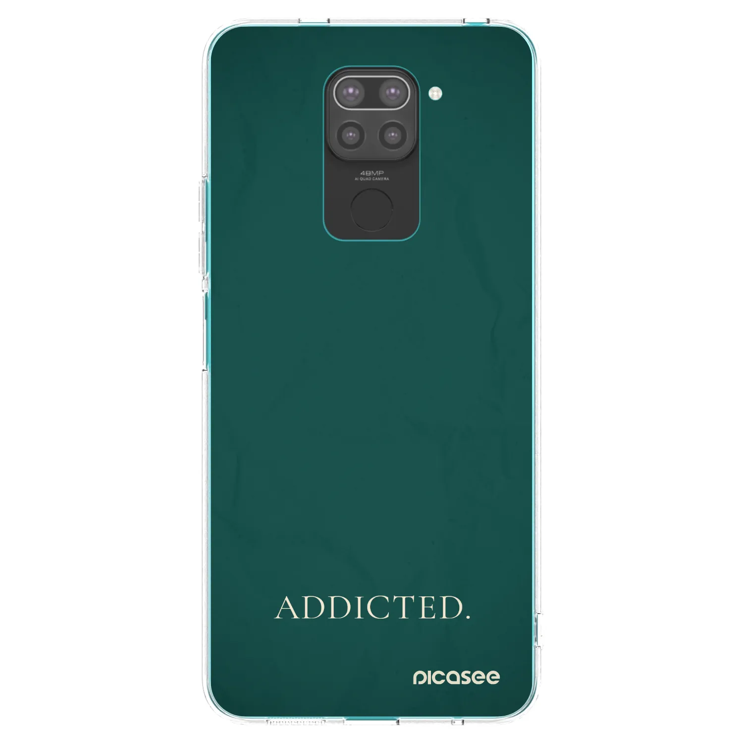 Picasee husă neagră din silicon pentru Xiaomi Redmi Note 9 - Addicted