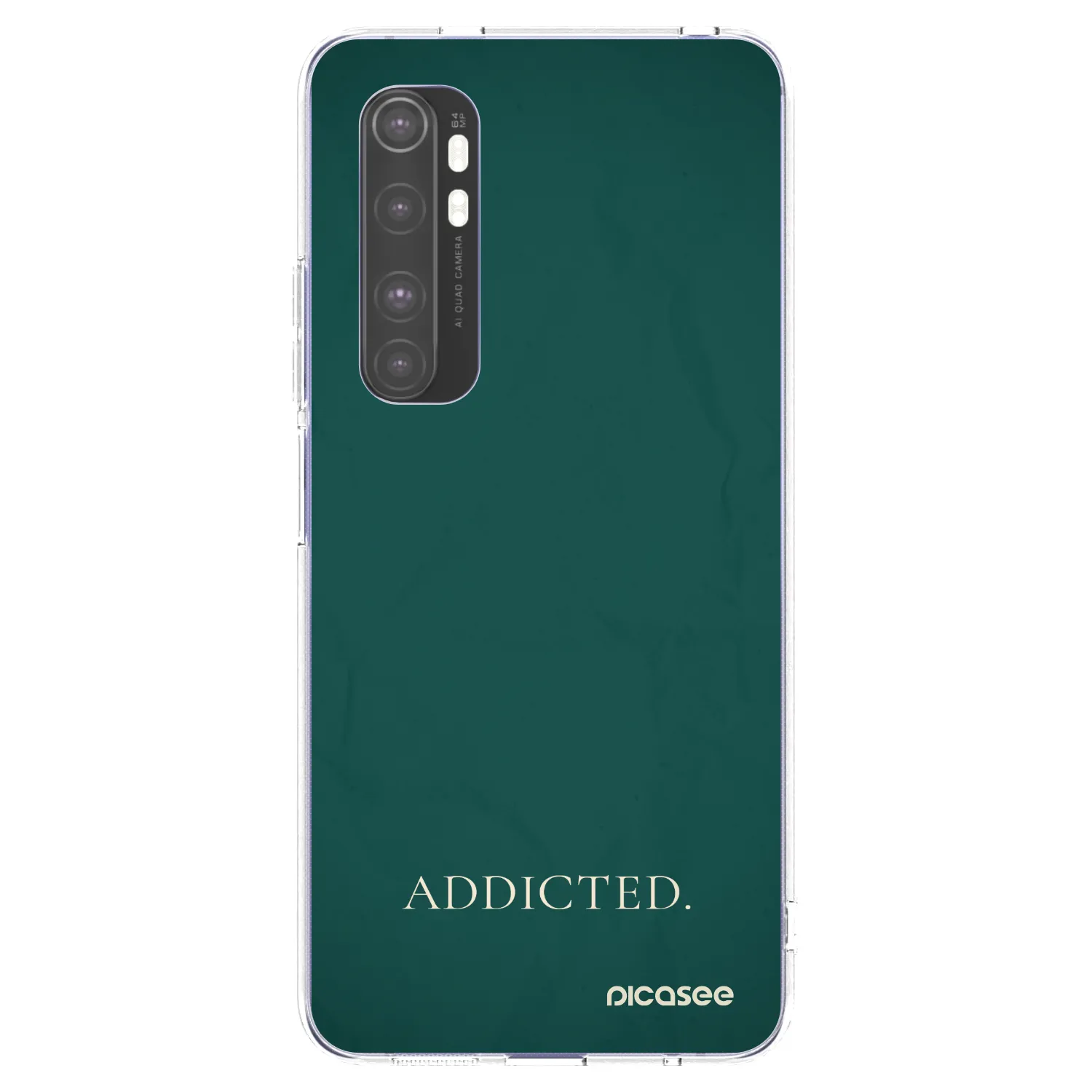 Picasee husă transparentă din silicon pentru Xiaomi Mi Note 10 Lite - Addicted