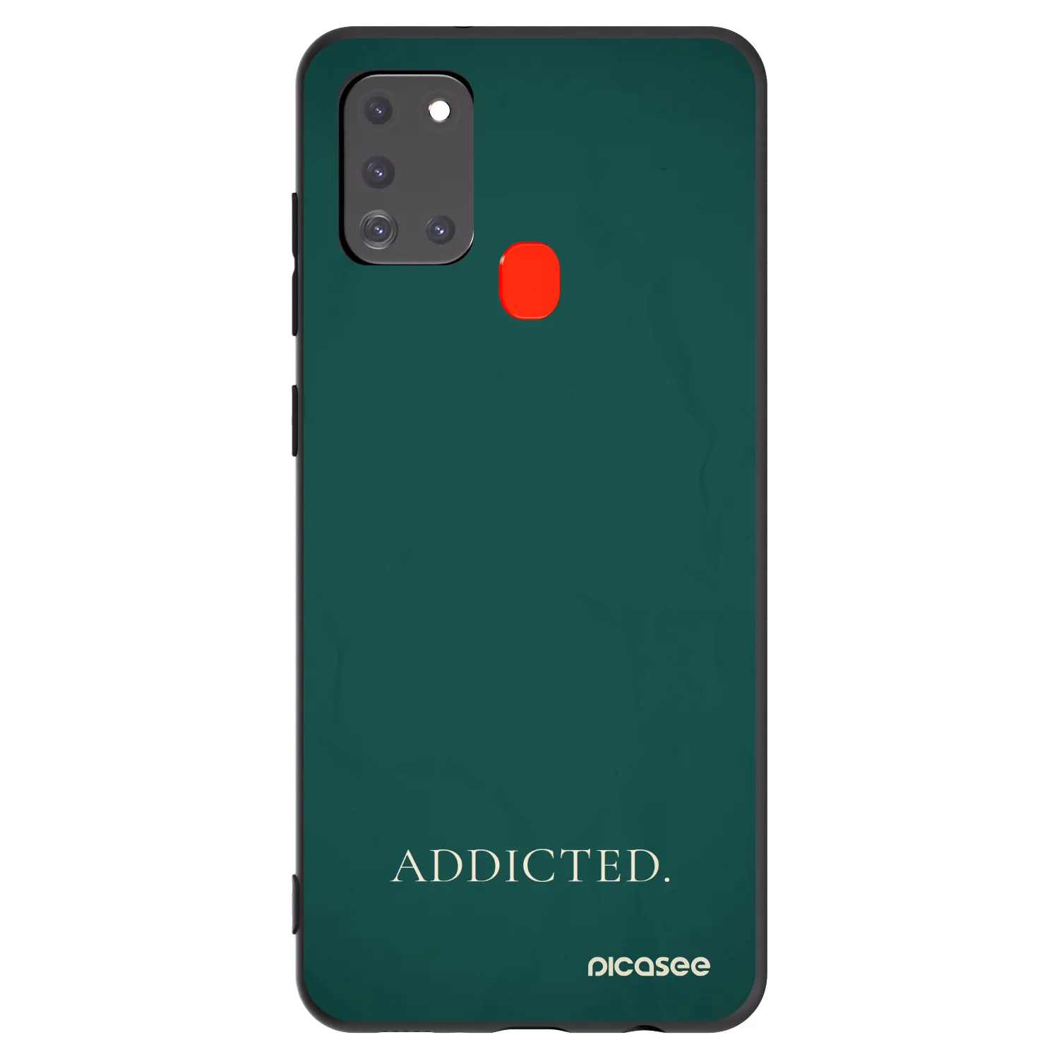 Picasee husă neagră din silicon pentru Samsung Galaxy A21s - Addicted