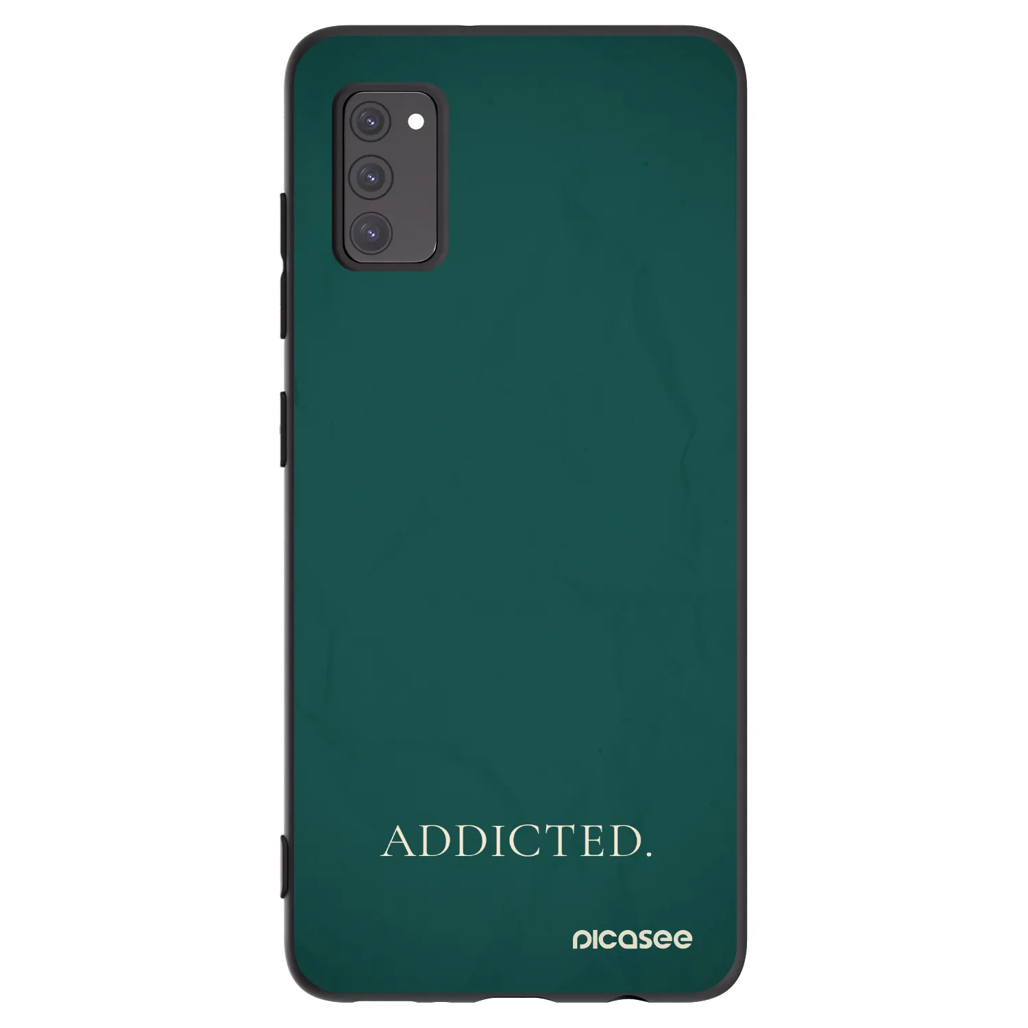 Picasee husă neagră din silicon pentru Samsung Galaxy A41 A415F - Addicted