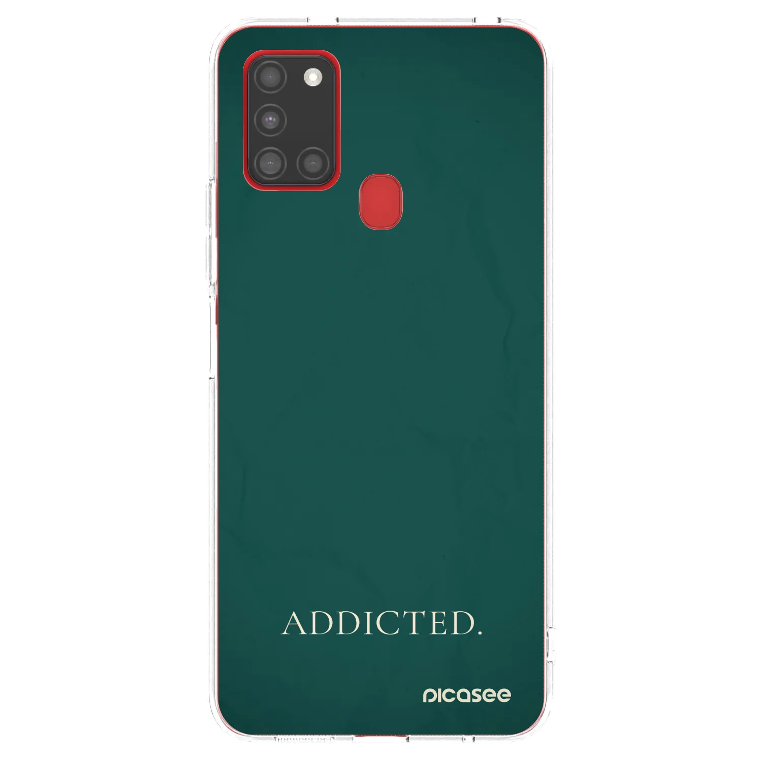 Picasee husă transparentă din silicon pentru Samsung Galaxy A21s - Addicted