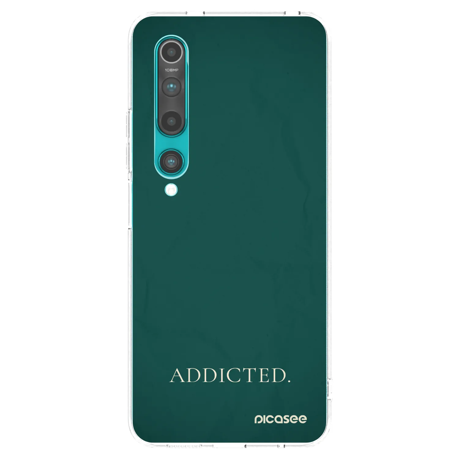 Picasee husă transparentă din silicon pentru Xiaomi Mi 10 - Addicted