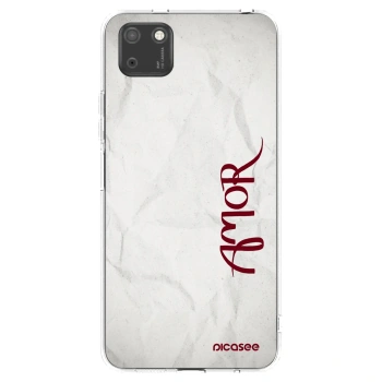 Picasee husă transparentă din silicon pentru Huawei Y5P - Amor
