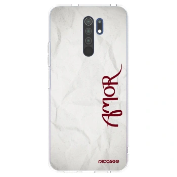 Picasee husă transparentă din silicon pentru Xiaomi Redmi 9 - Amor