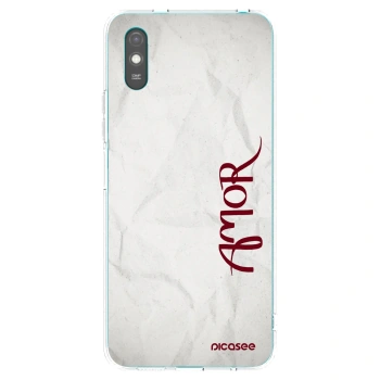 Picasee husă transparentă din silicon pentru Xiaomi Redmi 9A - Amor
