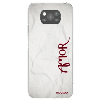 Picasee husă neagră din silicon pentru Xiaomi Poco X3 - Amor