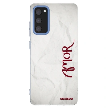 Picasee husă transparentă din silicon pentru Samsung Galaxy S20 FE - Amor