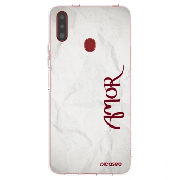 Picasee husă transparentă din silicon pentru Samsung Galaxy A20s - Amor