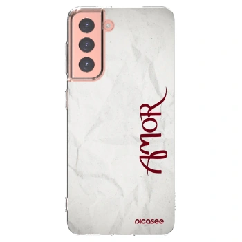 Picasee husă transparentă din silicon pentru Samsung Galaxy S21 5G G991B - Amor