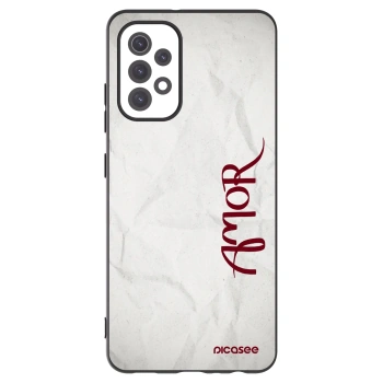 Picasee husă neagră din silicon pentru Samsung Galaxy A32 5G A326B - Amor
