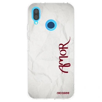 Picasee husă transparentă din silicon pentru Huawei P20 Lite - Amor