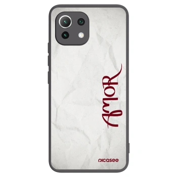Picasee husă neagră din silicon pentru Xiaomi Mi 11 Lite - Amor