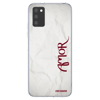 Picasee husă transparentă din silicon pentru Samsung Galaxy A02s A025G - Amor
