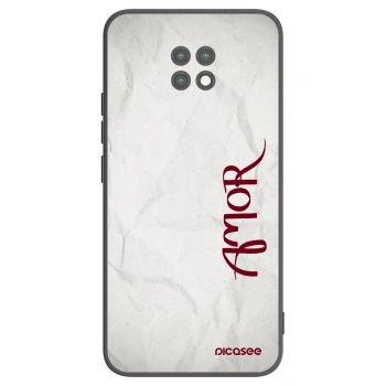 Picasee husă neagră din silicon pentru Xiaomi Redmi Note 9T - Amor