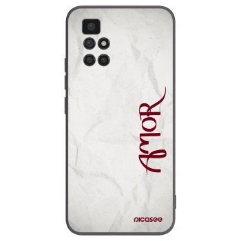Picasee husă neagră din silicon pentru Xiaomi Redmi 10 - Amor