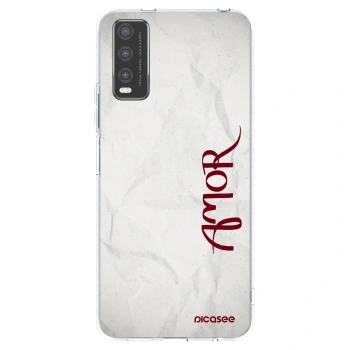 Picasee husă transparentă din silicon pentru Vivo Y20s - Amor