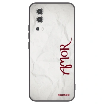 Picasee husă neagră din silicon pentru Vivo Y72 5G - Amor