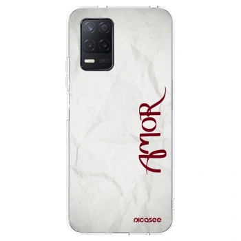Picasee husă transparentă din silicon pentru Realme 8 5G - Amor