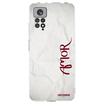 Picasee husă transparentă din silicon pentru Xiaomi Redmi Note 11 - Amor