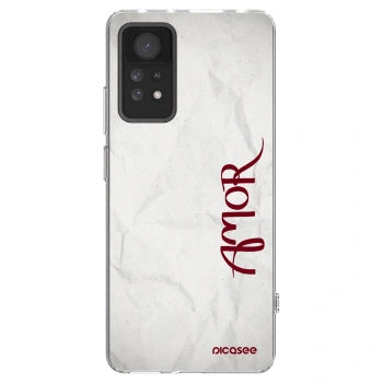 Picasee husă transparentă din silicon pentru Xiaomi Redmi Note 11 Pro - Amor