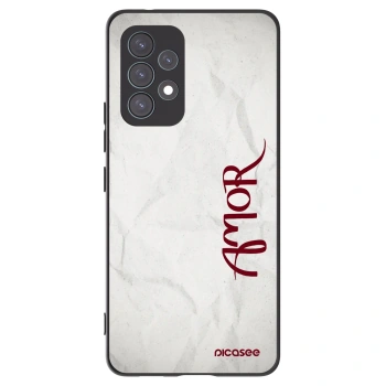 Picasee husă neagră din silicon pentru Samsung Galaxy A53 5G A536 - Amor