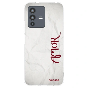 Picasee husă transparentă din silicon pentru Vivo V23 5G - Amor