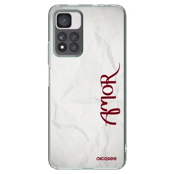 Picasee husă transparentă din silicon pentru Xiaomi Redmi Note 11 Pro+ 5G - Amor