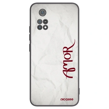 Picasee husă neagră din silicon pentru Xiaomi Poco M4 Pro - Amor