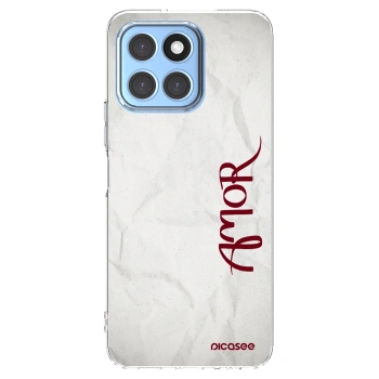 Picasee husă transparentă din silicon pentru Honor X8 5G - Amor