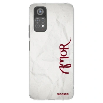 Picasee husă transparentă din silicon pentru Xiaomi Redmi Note 11S 5G - Amor
