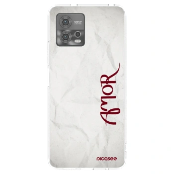 Picasee husă transparentă din silicon pentru Motorola Moto G72 - Amor