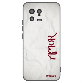 Picasee husă neagră din silicon pentru Xiaomi 13 - Amor