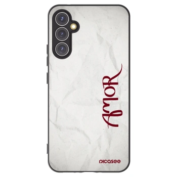 Picasee husă neagră din silicon pentru Samsung Galaxy A34 5G A346B - Amor
