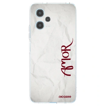 Picasee husă transparentă din silicon pentru Xiaomi Redmi Note 12 5G - Amor