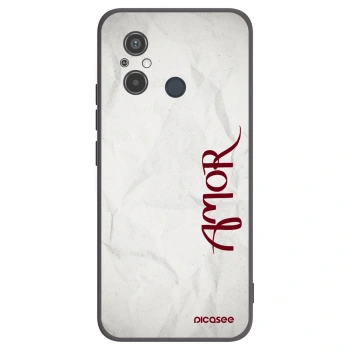 Picasee husă neagră din silicon pentru Xiaomi Redmi 12C - Amor