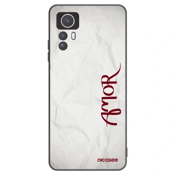 Picasee husă neagră din silicon pentru Xiaomi Redmi Note 12S - Amor