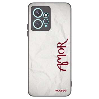 Picasee husă neagră din silicon pentru Xiaomi Redmi Note 12 4G - Amor