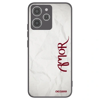 Picasee husă neagră din silicon pentru Xiaomi Redmi 12 4G - Amor